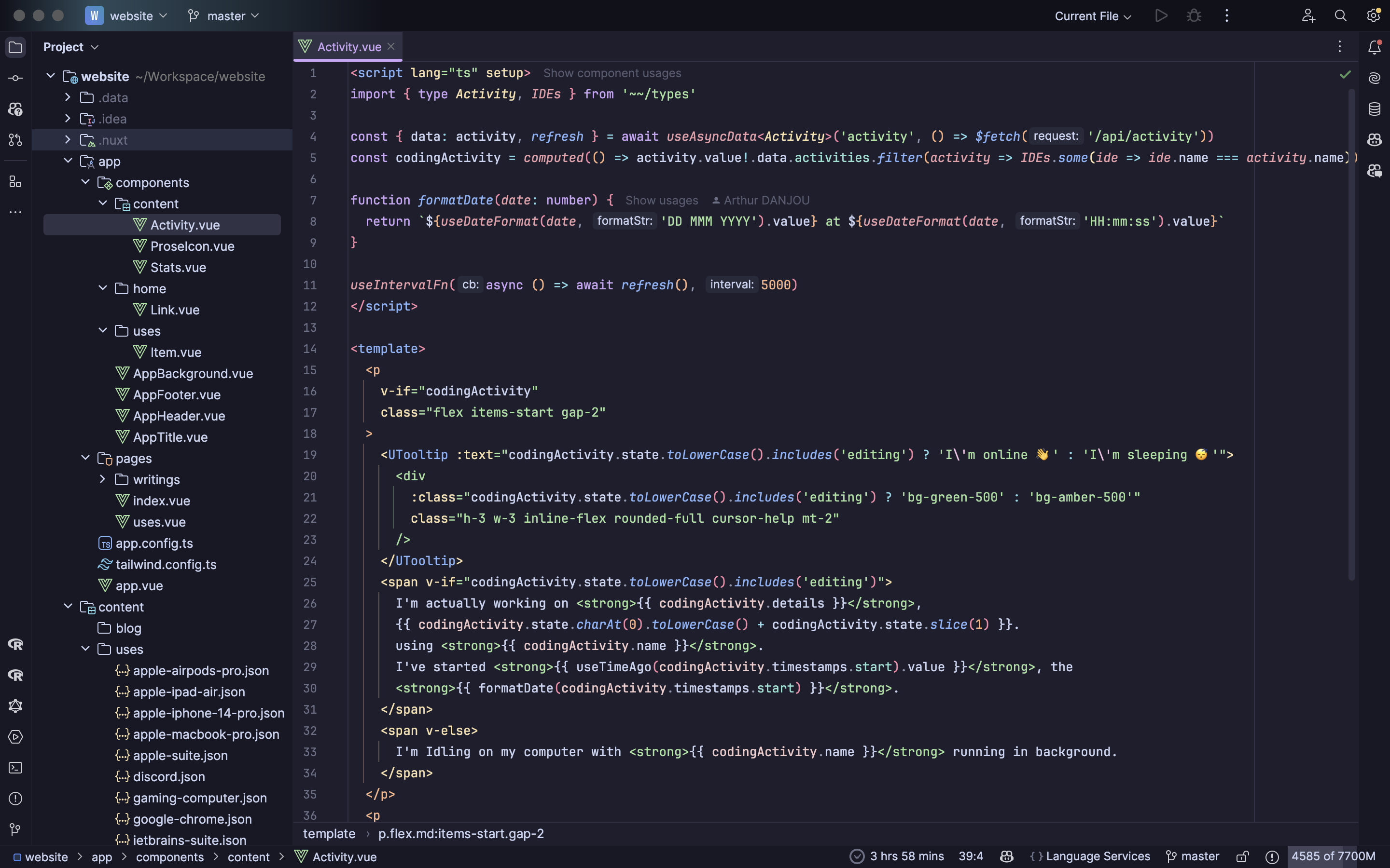 My IntelliJ IDE